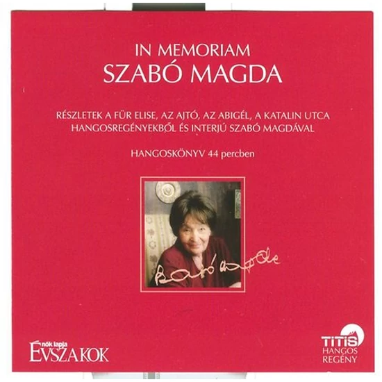 In memoriam Szabó Magda - Hangoskönyv