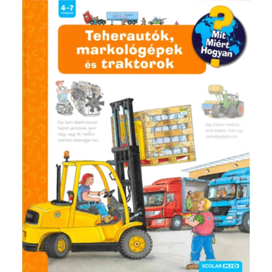 Teherautók, markológépek és traktorok