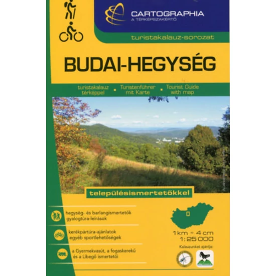 BUDAI-HEGYSÉG TURISTAKALAUZ 1:25 000 "SC"