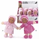 Dolls World - 25 cm puha baba rózsaszín, pink