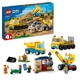 Lego City Építőipari teherautók és bontógolyós daru 60391