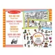 Melissa&amp;Doug - Kreatív Játék, Keresd Meg, Matrica Készlet (40150)
